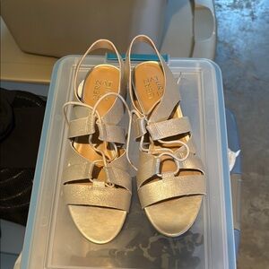 Womens naturalizer Felicity Block Heel Lace Up Sandals